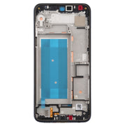 Front Housing LCD Frame Bezel Plate for LG K50 / K12 MAX / LMX520BMW / LMX520EMW(Single SIM Version)(Black)