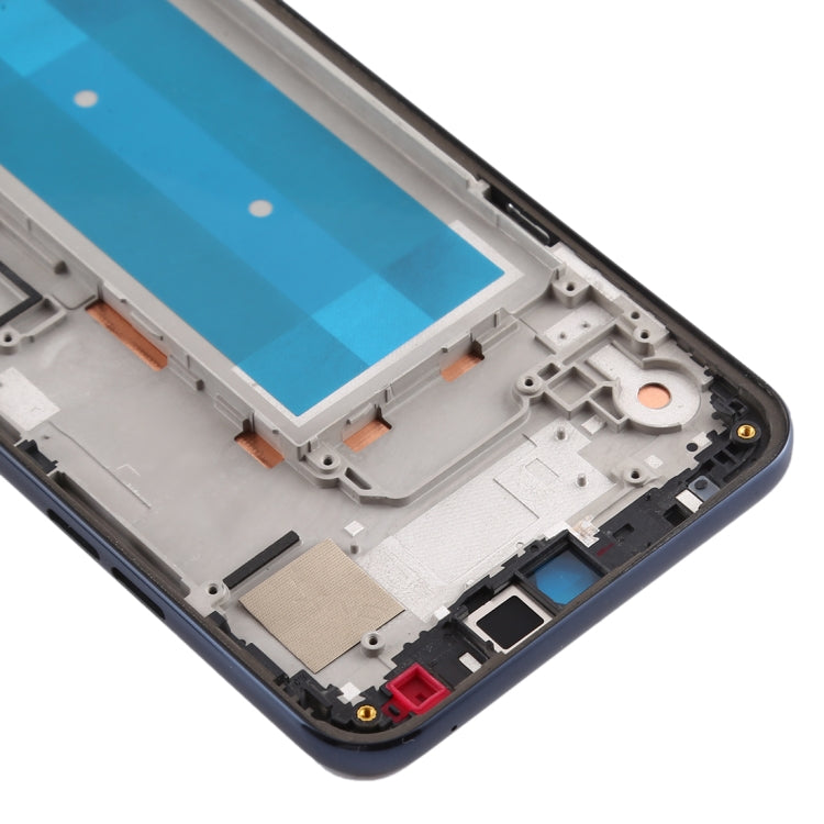 Front Housing LCD Frame Bezel Plate for LG K50 / K12 MAX / LMX520BMW / LMX520EMW(Single SIM Version)(Black)