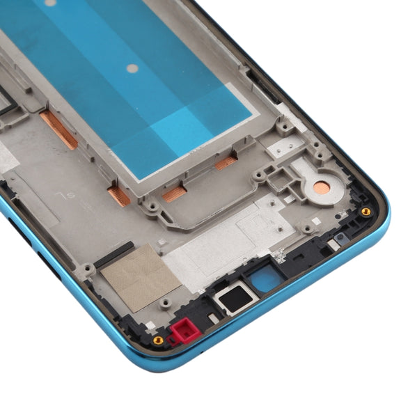 Front Housing LCD Frame Bezel Plate for LG K50 / K12 MAX / LMX520BMW / LMX520EMW(Single SIM Version)(Blue)