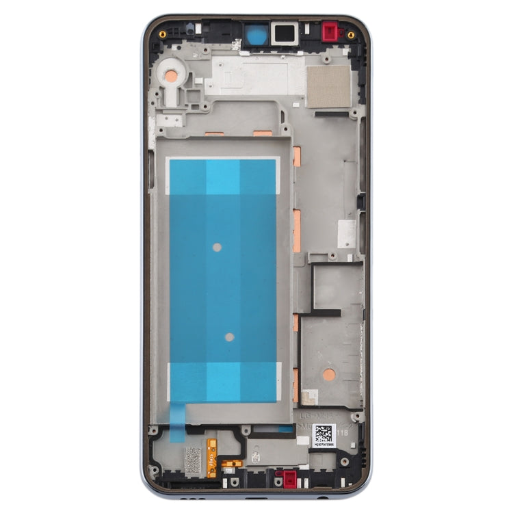 Front Housing LCD Frame Bezel Plate for LG K50 / K12 MAX / LMX520BMW / LMX520EMW(Single SIM Version)(Silver)