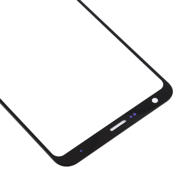 Front Screen Outer Glass Lens for LG Stylo 4 /  Q710 / Q710MS / Q710CS (Black)