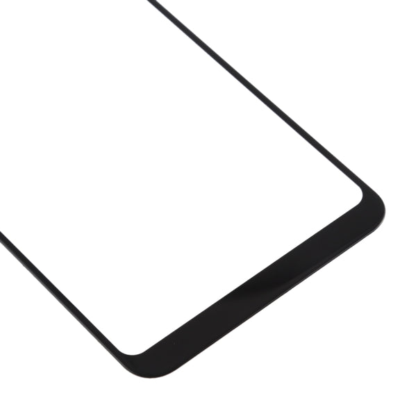 Front Screen Outer Glass Lens for LG Stylo 4 /  Q710 / Q710MS / Q710CS (Black)
