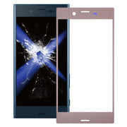 Front Screen Outer Glass Lens for Sony Xperia XZ(Rose Gold)