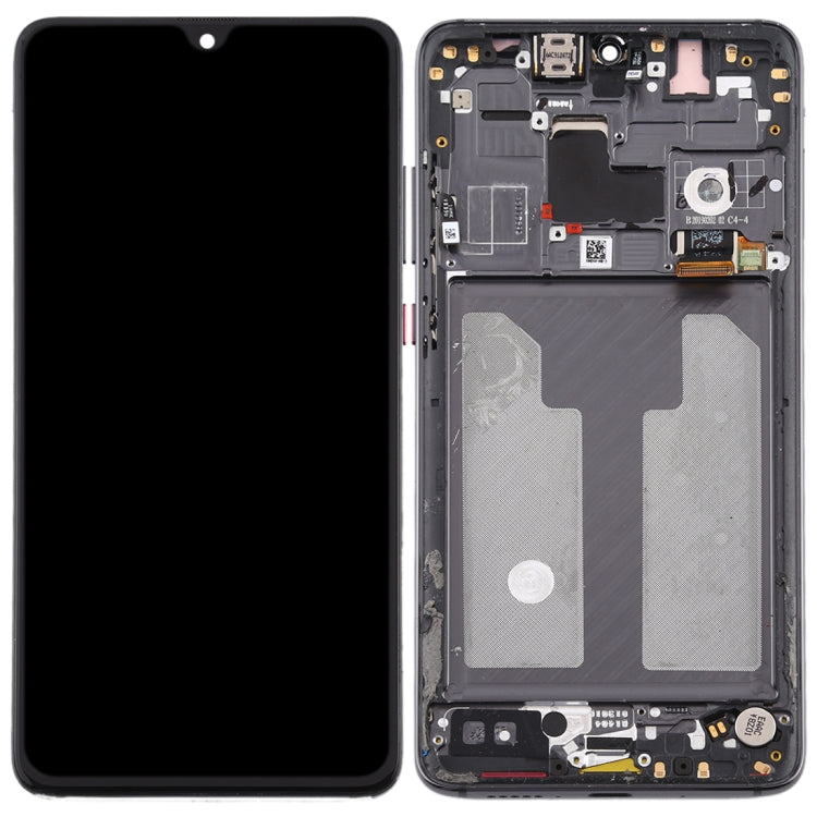 Original OLED LCD Screen for Huawei Mate 20 Digitizer Full Assembly with Frame(Black)