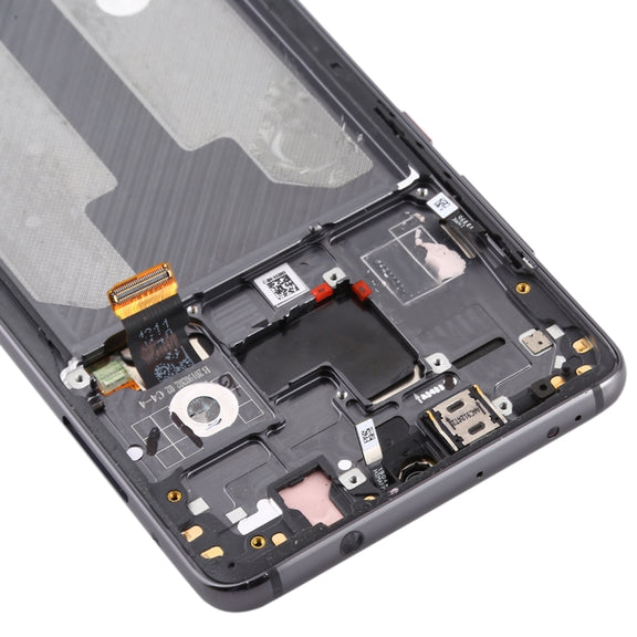 Original OLED LCD Screen for Huawei Mate 20 Digitizer Full Assembly with Frame(Black)