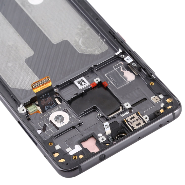 Original OLED LCD Screen for Huawei Mate 20 Digitizer Full Assembly with Frame(Black)