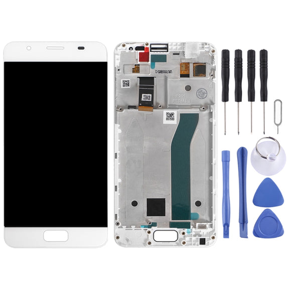 OEM LCD Screen for ASUS ZenFone Pegasus 4A ZB500TL X00KD  Digitizer Full Assembly with Frame���White)
