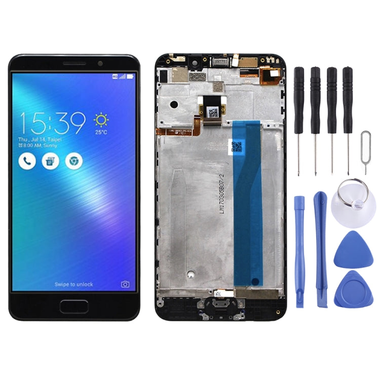 OEM LCD Screen for ASUS Zenfone 3S Max ZC521TL X00GD Digitizer Full Assembly with Frame���Black)