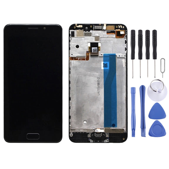OEM LCD Screen for ASUS Zenfone 3S Max ZC521TL X00GD Digitizer Full Assembly with Frame���Black)