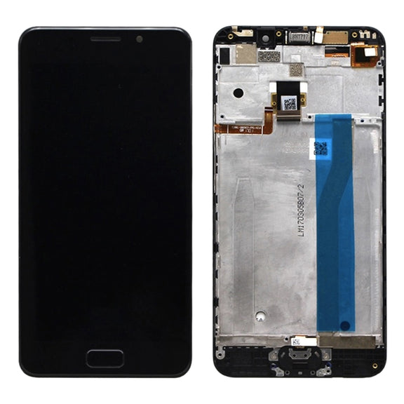 OEM LCD Screen for ASUS Zenfone 3S Max ZC521TL X00GD Digitizer Full Assembly with Frame���Black)