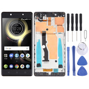 OEM LCD Screen for Lenovo K8 Note XT1902-3 Digitizer Full Assembly with Frame (Black)