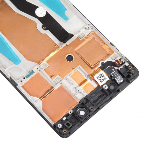 OEM LCD Screen for Lenovo K8 Note XT1902-3 Digitizer Full Assembly with Frame (Black)
