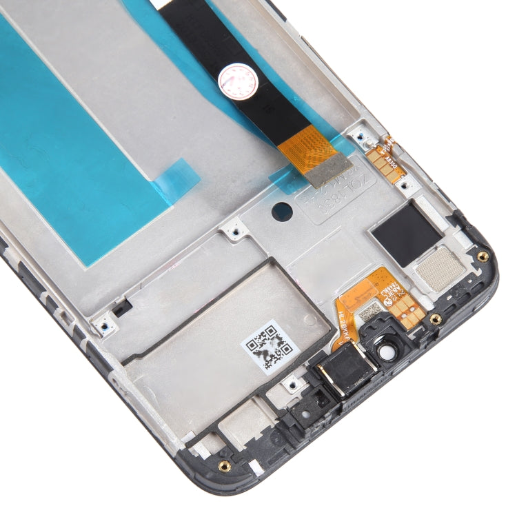 OEM LCD Screen for Asus Zenfone Max M2 ZB633KL / ZB632KL X01AD Digitizer Full Assembly with Frame���Black)