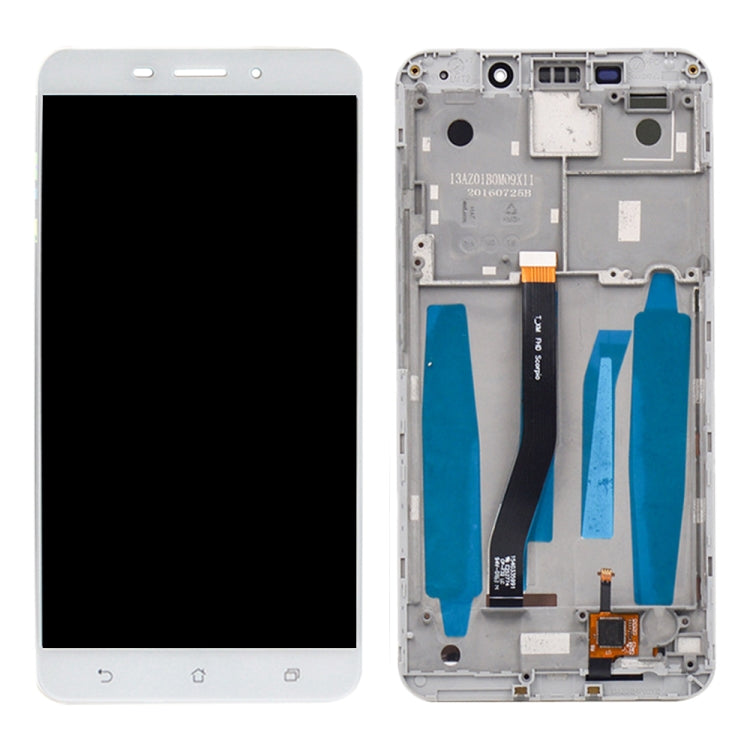 OEM LCD Screen for Asus ZenFone 3 Laser ZC551KL Z01BD Digitizer Full Assembly with Frame���White)