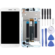 OEM LCD Screen for Asus ZenFone Live ZB501KL X00FD A007 Digitizer Full Assembly with Frame���White)