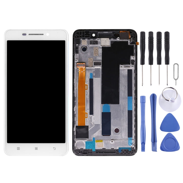 OEM LCD Screen for Lenovo A5000 Digitizer Full Assembly with Frame