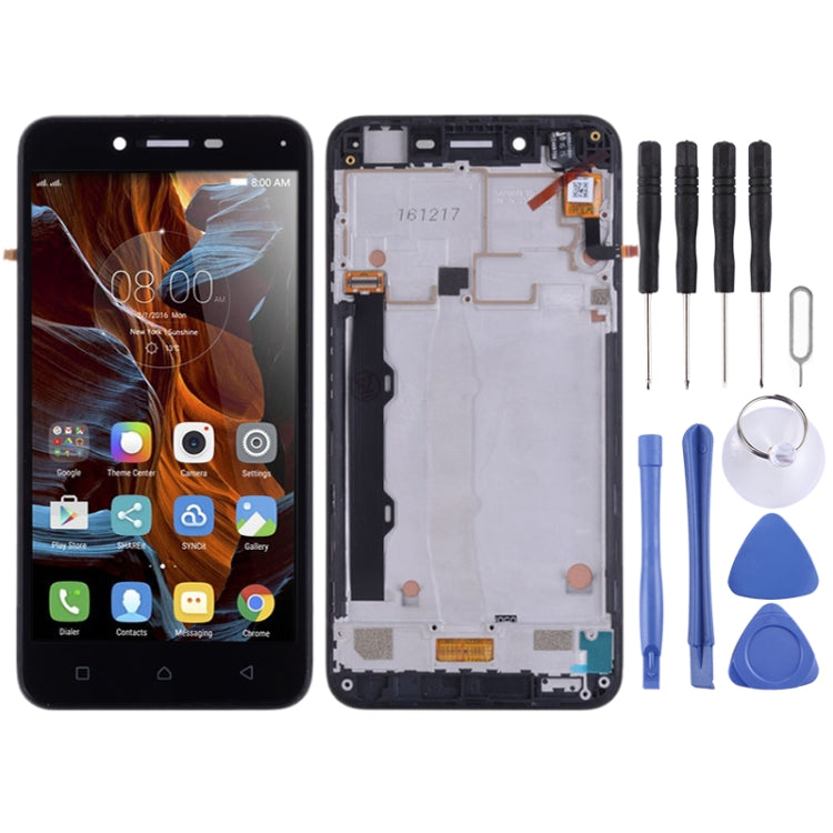 OEM LCD Screen for Lenovo Vibe K5 Plus A6020A46 A6020l36 A6020l37 Digitizer Full Assembly with Frame (Black)