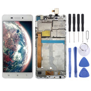 OEM LCD Screen for Lenovo S60 S60W S60T S60A Digitizer Full Assembly with Frame (White)