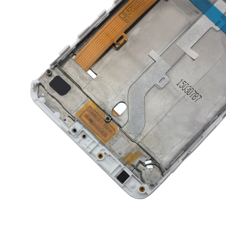 OEM LCD Screen for Lenovo S60 S60W S60T S60A Digitizer Full Assembly with Frame (White)