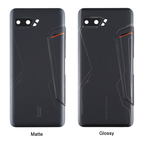 Back Cover for Asus ROG Phone II ZS660KL I001D I001DA I001DE(Jet Black)