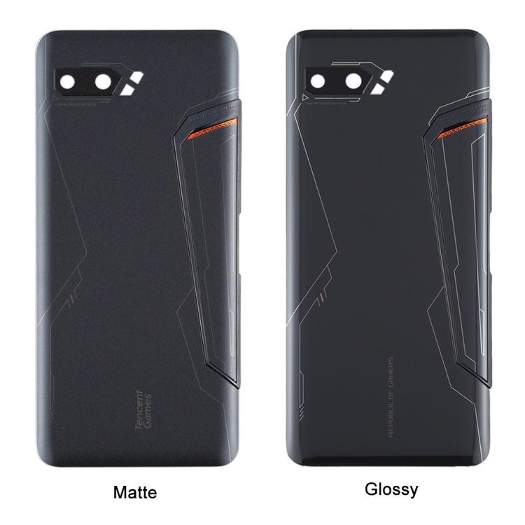 Back Cover for Asus ROG Phone II ZS660KL I001D I001DA I001DE(Jet Black)