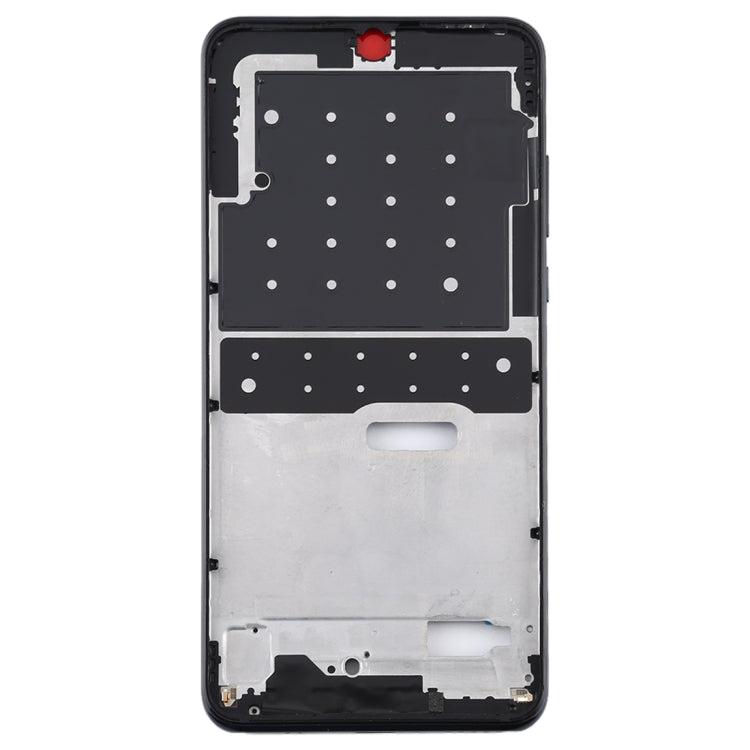 Middle Frame Bezel Plate with Side Keys for Huawei Nova 4e(Black)