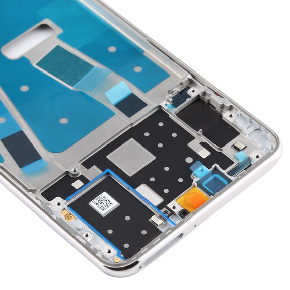 Middle Frame Bezel Plate with Side Keys for Huawei Nova 4e(White)