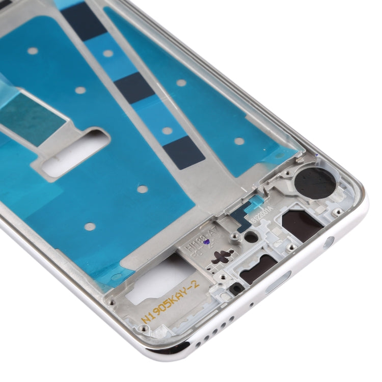 Middle Frame Bezel Plate with Side Keys for Huawei Nova 4e(White)