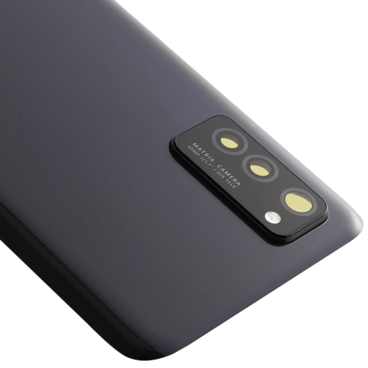 Original Battery Back Cover with Camera Lens for Huawei Honor V30(Black)
