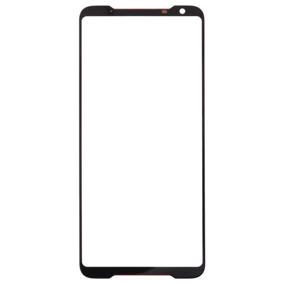Front Screen Outer Glass Lens for Asus ROG Phone II ZS660KL (Black)