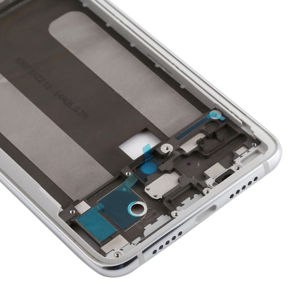 Front Housing LCD Frame Bezel Plate for Xiaomi Mi CC9 / 9 Lite(Silver)