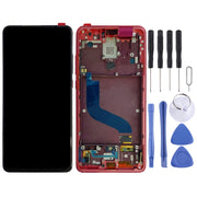 OLED LCD Screen for Xiaomi Redmi K20 / Redmi K20 Pro / 9T Pro Digitizer Full Assembly with Frame(Red)