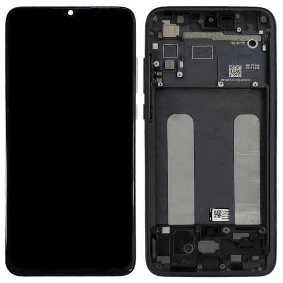 Original LCD Screen for Xiaomi Mi CC9 Digitizer Full Assembly with Frame(Black)