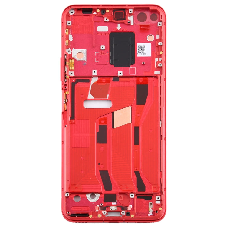 Original Middle Frame Bezel Plate for Huawei Honor V30(Red)