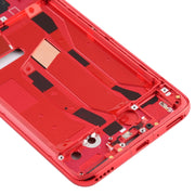 Original Middle Frame Bezel Plate for Huawei Honor V30(Red)