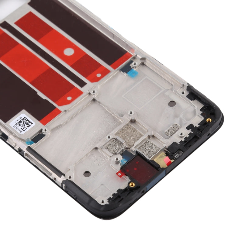 For OPPO A11 Front Housing LCD Frame Bezel Plate (Black)