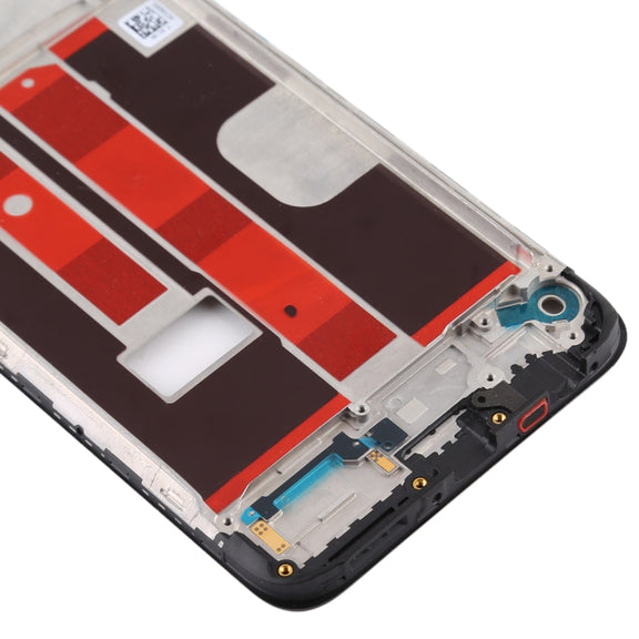 For OPPO A11 Front Housing LCD Frame Bezel Plate (Black)