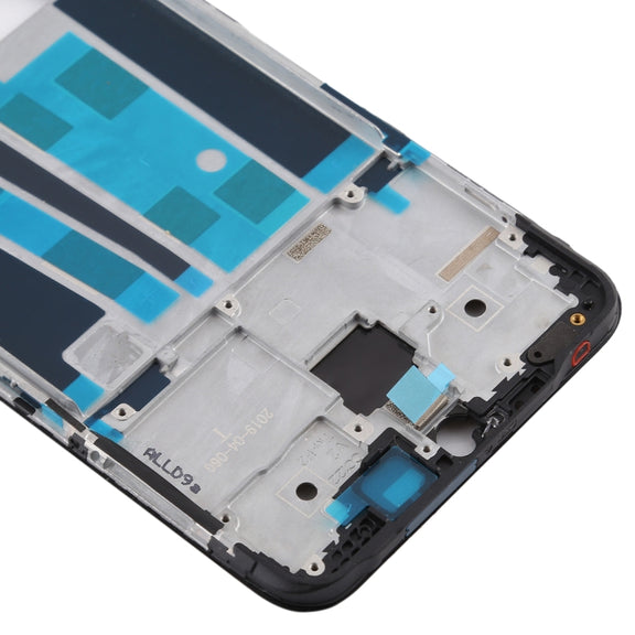 For OPPO A9 Front Housing LCD Frame Bezel Plate (Black)