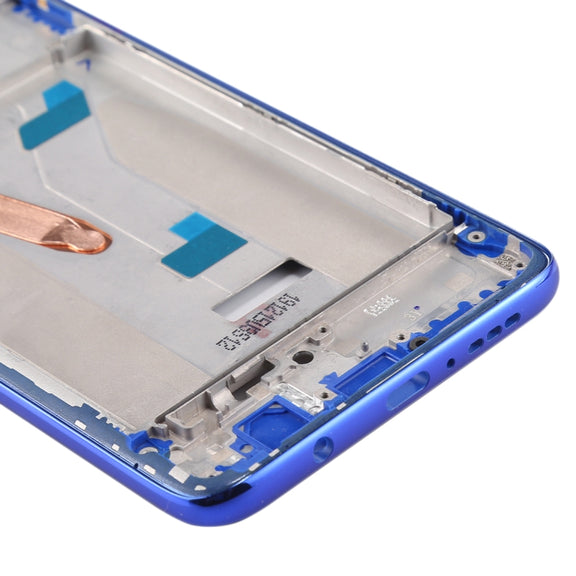 Front Housing LCD Frame Bezel Plate for Xiaomi Redmi K30 5G (Blue)