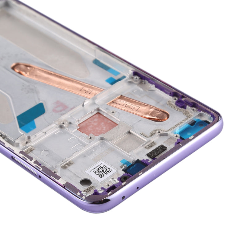 Front Housing LCD Frame Bezel Plate for Xiaomi Redmi K30 5G (Purple)