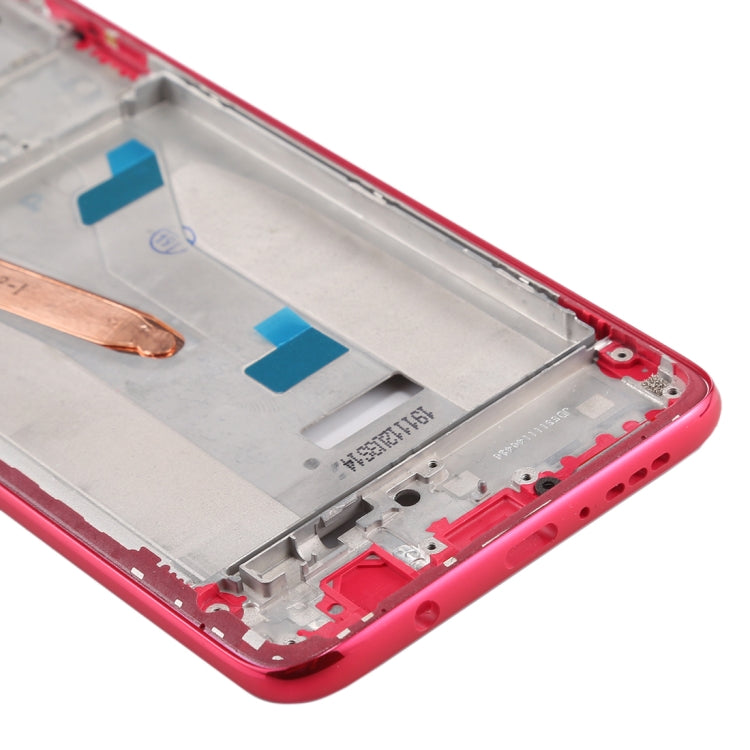 Front Housing LCD Frame Bezel Plate for Xiaomi Redmi K30 5G (Red)