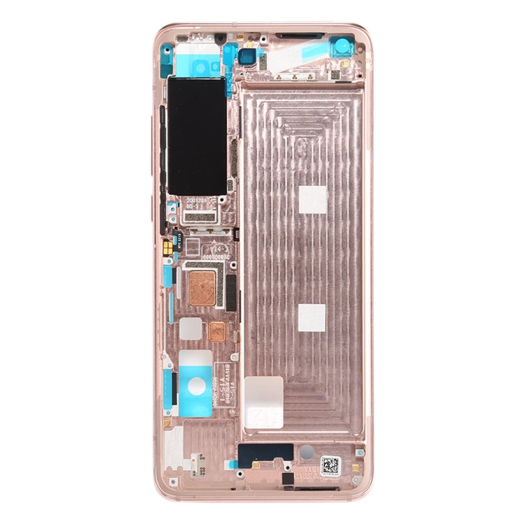 Front Housing LCD Frame Bezel Plate for Xiaomi Mi 10 5G / Mi 10 Pro 5G(Gold)