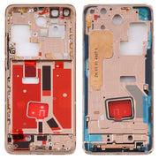 Original Middle Frame Bezel Plate with Side Keys for Huawei P40 Pro(Gold)