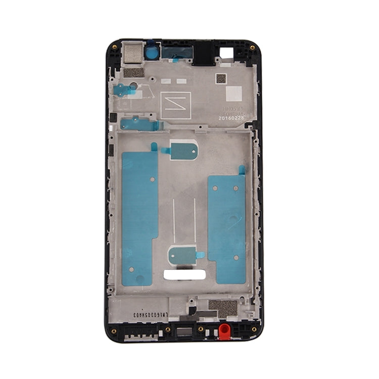 For Huawei Honor 5A / Y6 II Front Housing LCD Frame Bezel Plate(Black)