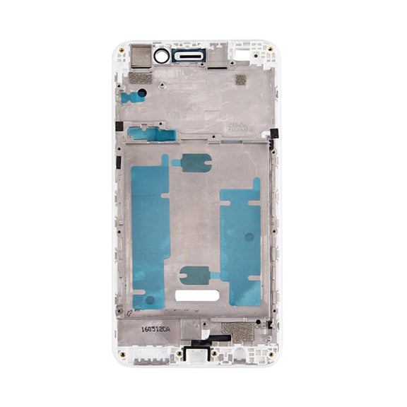 For Huawei Honor 5A / Y6 II Front Housing LCD Frame Bezel Plate(White)