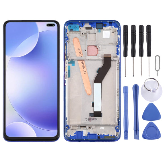 Original LCD Screen for Xiaomi Redmi K30 5G Digitizer Full Assembly with Frame(Black)