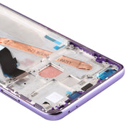 Original LCD Screen for Xiaomi Redmi K30 5G Digitizer Full Assembly with Frame(Purple)