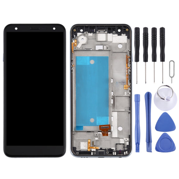 TFT LCD Screen for LG K40 LMX420 / X4 2019 / K12 Plus,Single SIM with Digitizer Full Assembly with Frame (Black)