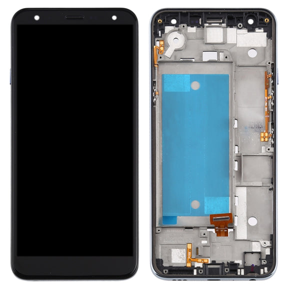 TFT LCD Screen for LG K40 LMX420 / X4 2019 / K12 Plus,Single SIM with Digitizer Full Assembly with Frame (Black)