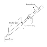 QUICKO TS100 Lead-free Electric Soldering Iron Tip, TS-I